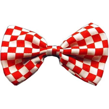 UNCONDITIONAL LOVE Dog Bow Tie Checkered Red UN918886